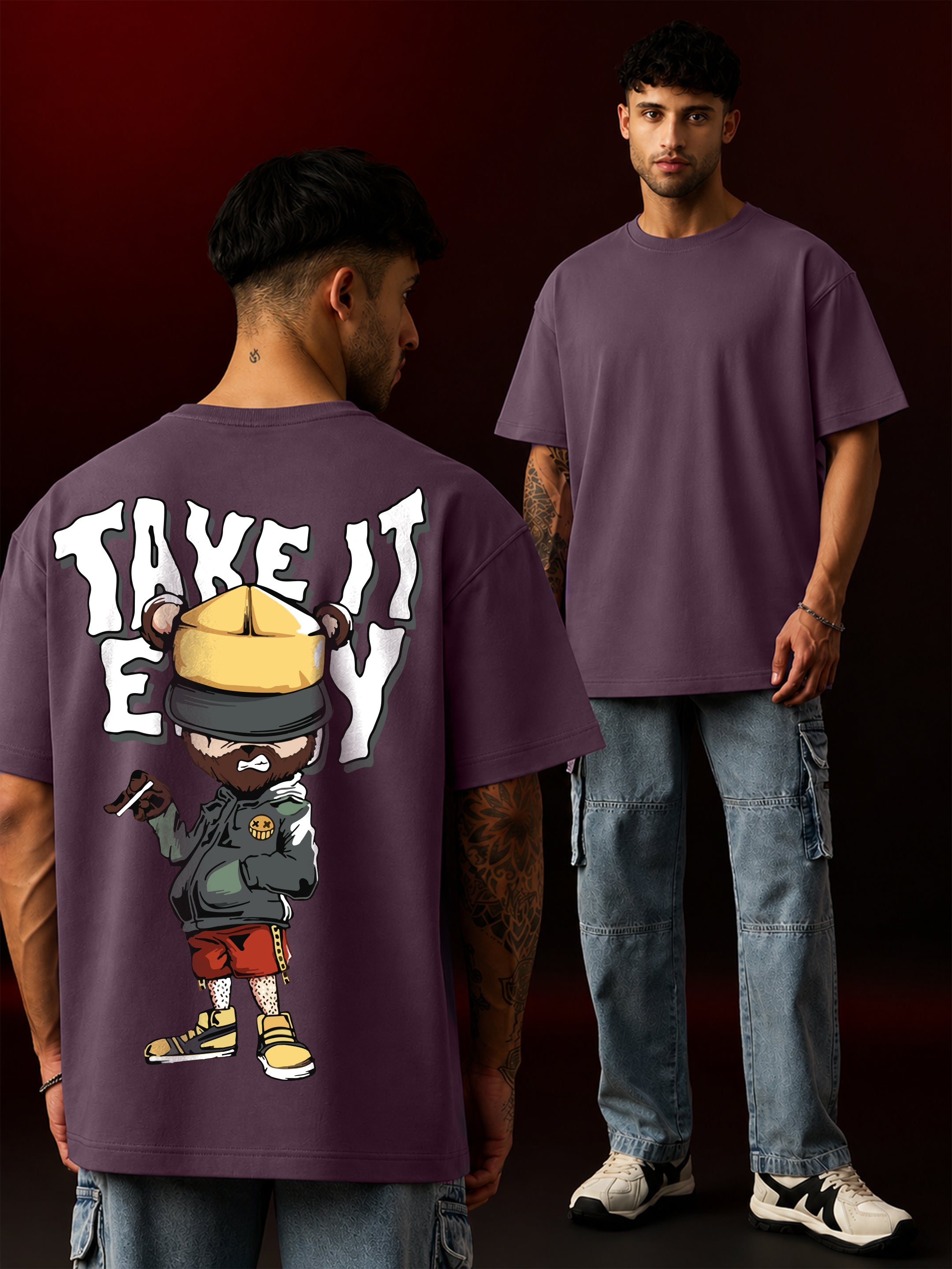 Take It Easy Oversized Fit T-Shirt