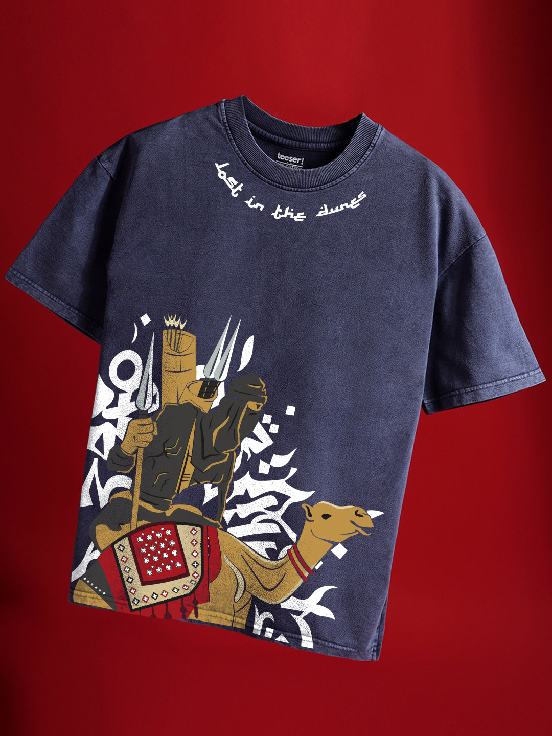 Lost in Winds Oversized Crew Neck T-Shirt