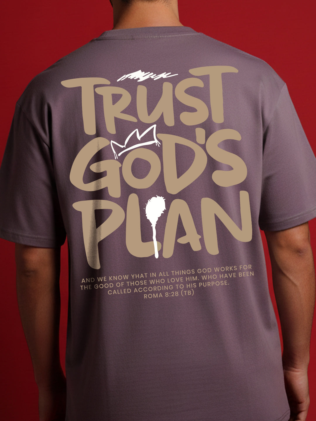 Trust God Plan Oversized Fit T-Shirt