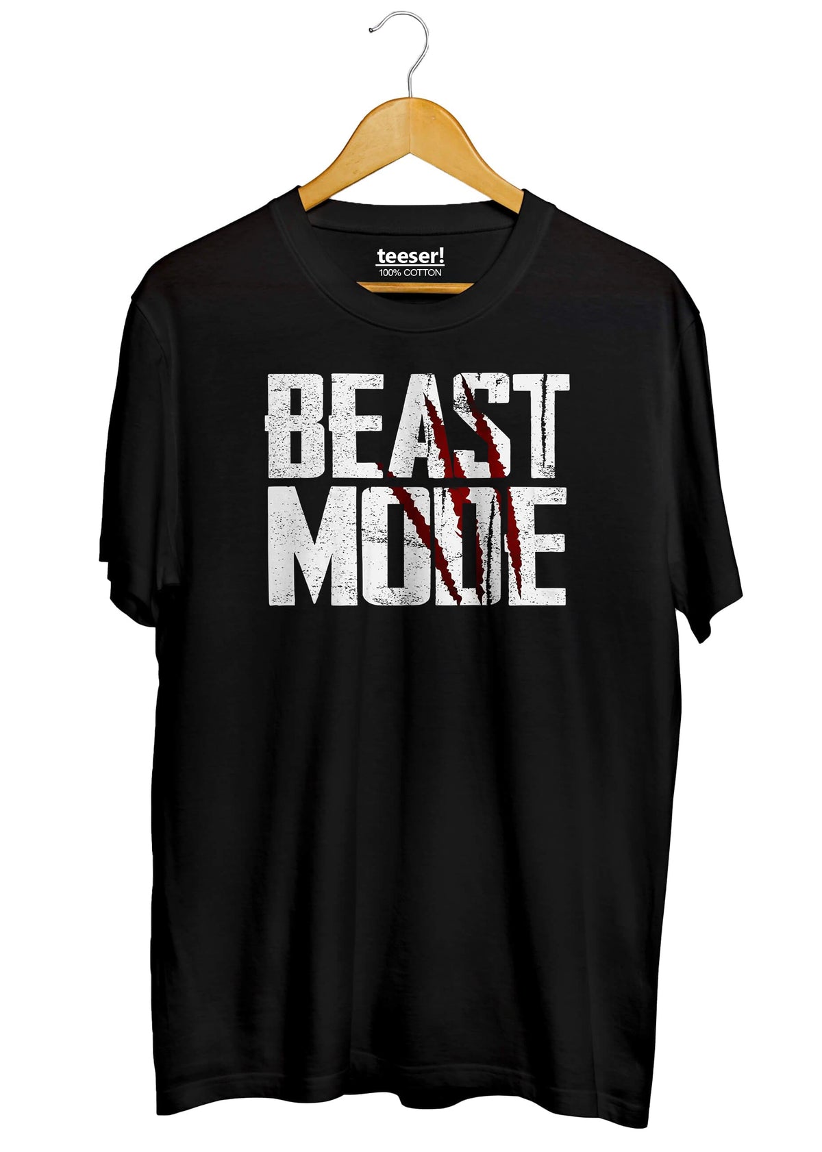 تيشيرت بقصة عادية BEAST MODE