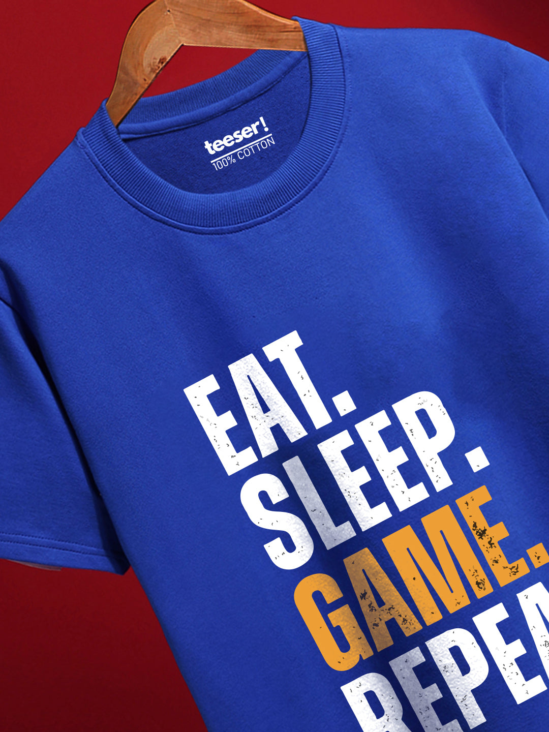 Eat Sleep Game Repeat Regular Fit T-Shirt