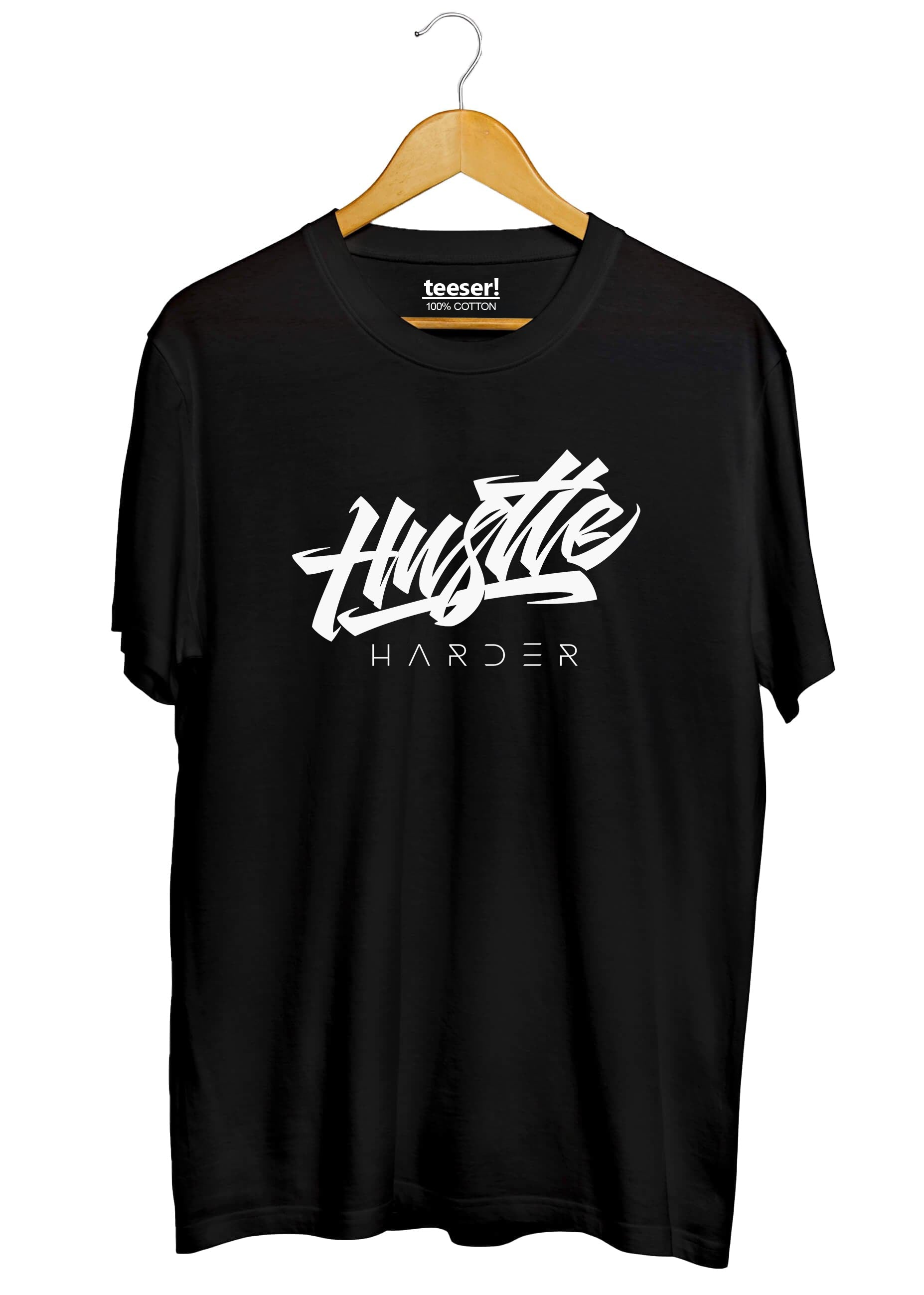 Hustle Harder Regular Fit T-Shirt