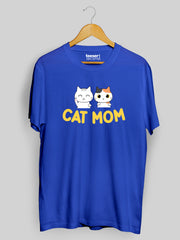 Cat Mom Crew Neck Regular T-shirt