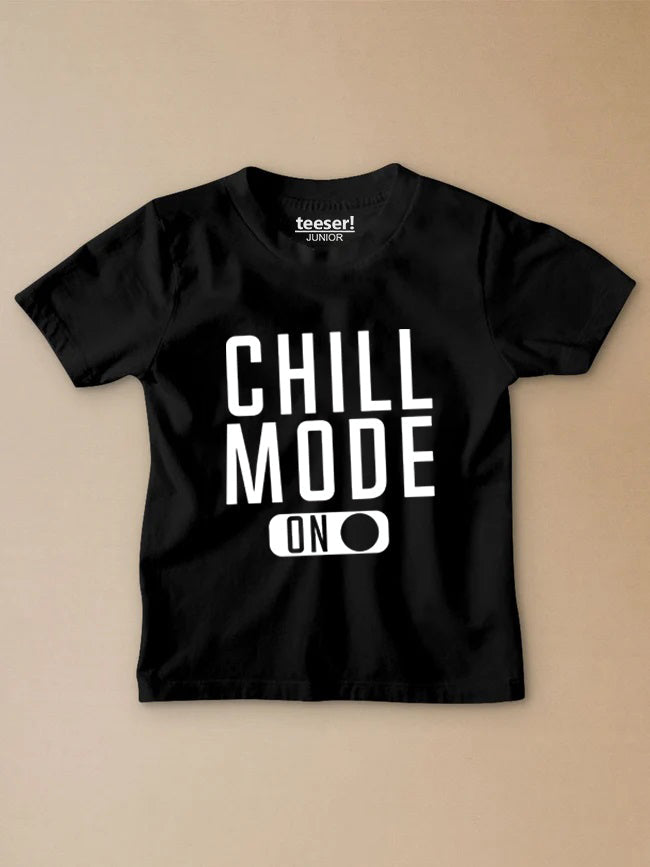 Chill Mode On Kids Regular Fit T-Shirt
