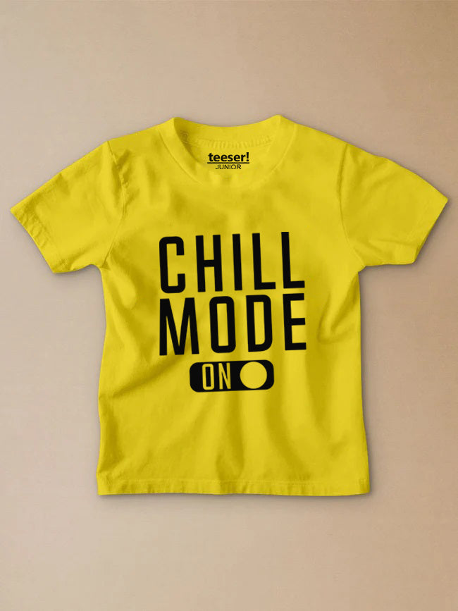 Chill Mode On Kids Regular Fit T-Shirt