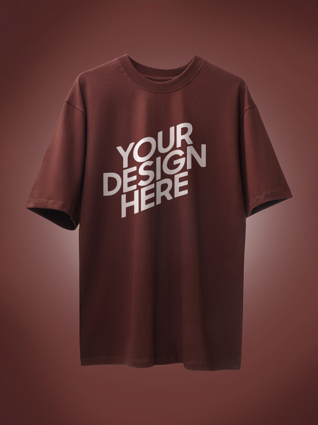 Custom tee Brown