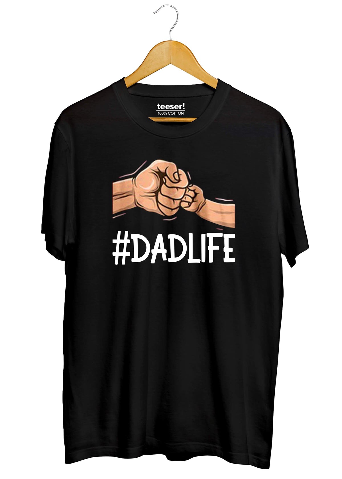تيشيرت "DAD LIFE" بقصة عادية