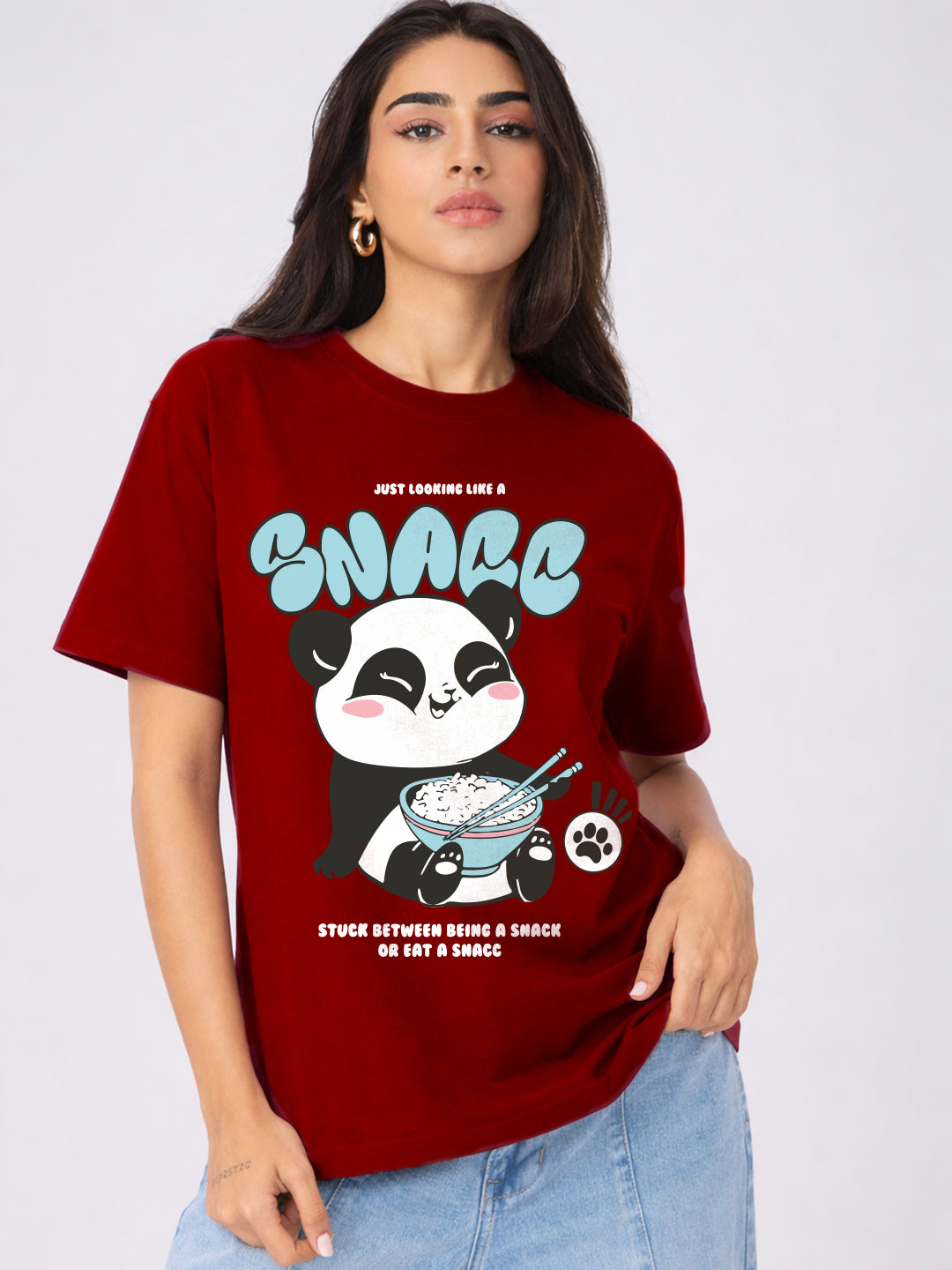 Just Looking Like a Snacc Oversized T-Shirt