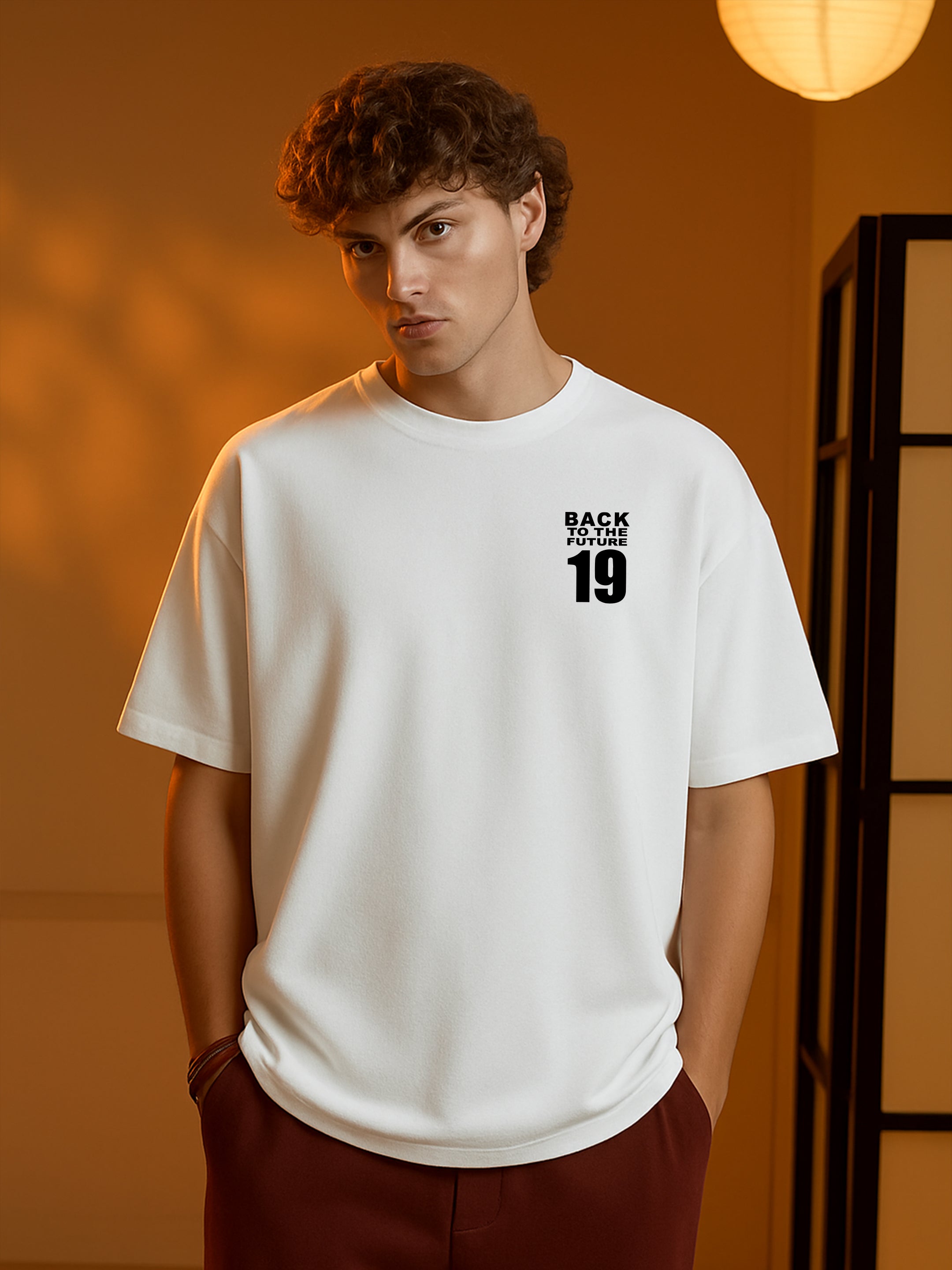 Back to the Future Oversized Fit T-Shirt