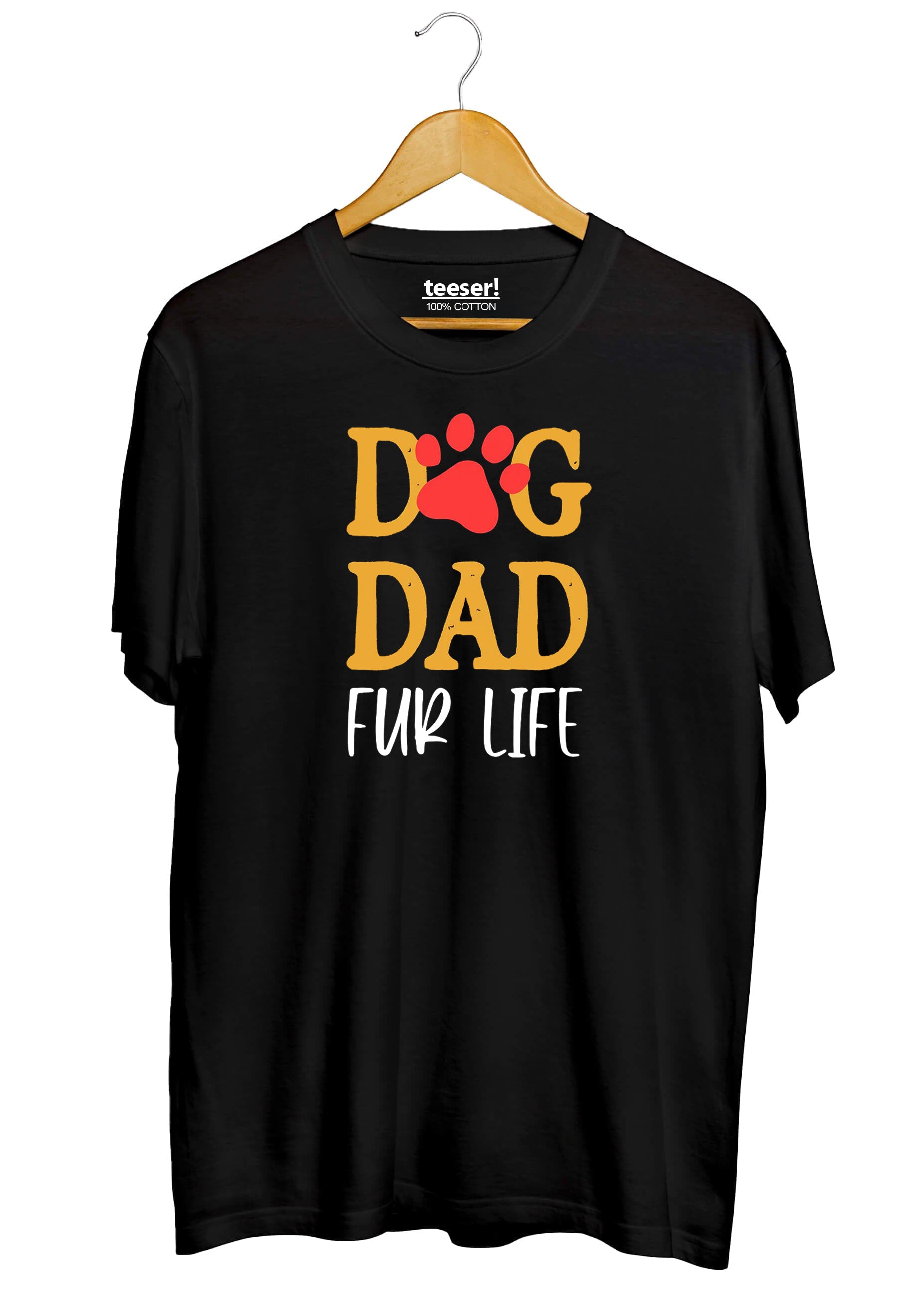 Dog Dad For Life Men’s Regular Fit T-Shirt