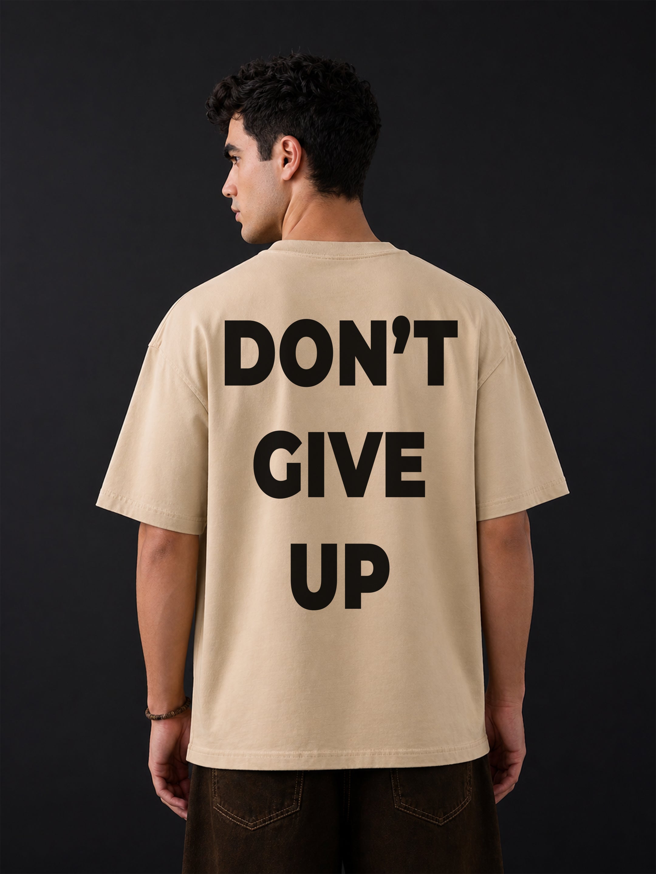 Don’t Give Up Oversized Fit T-Shirt