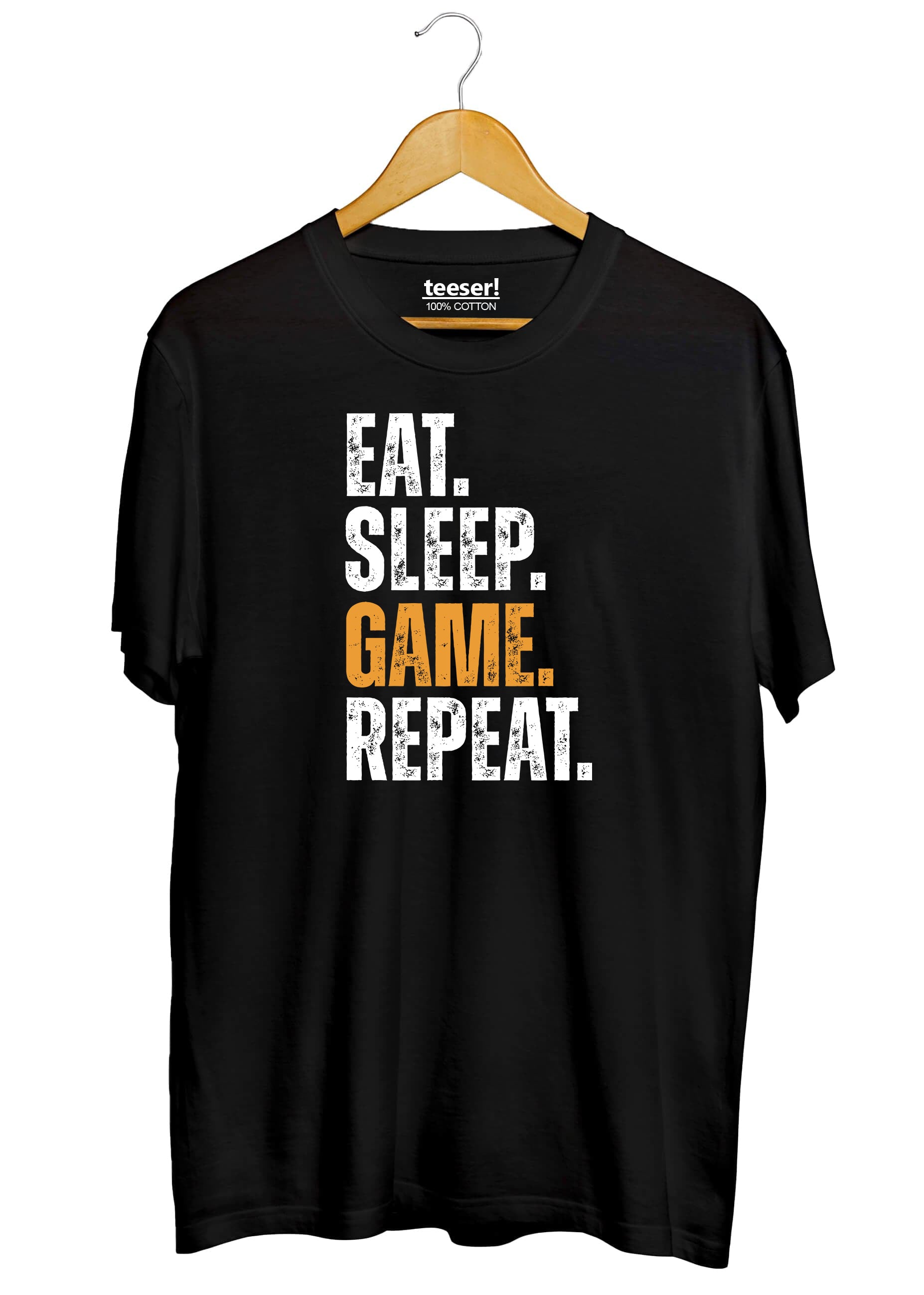 Eat Sleep Game Repeat Regular Fit T-Shirt