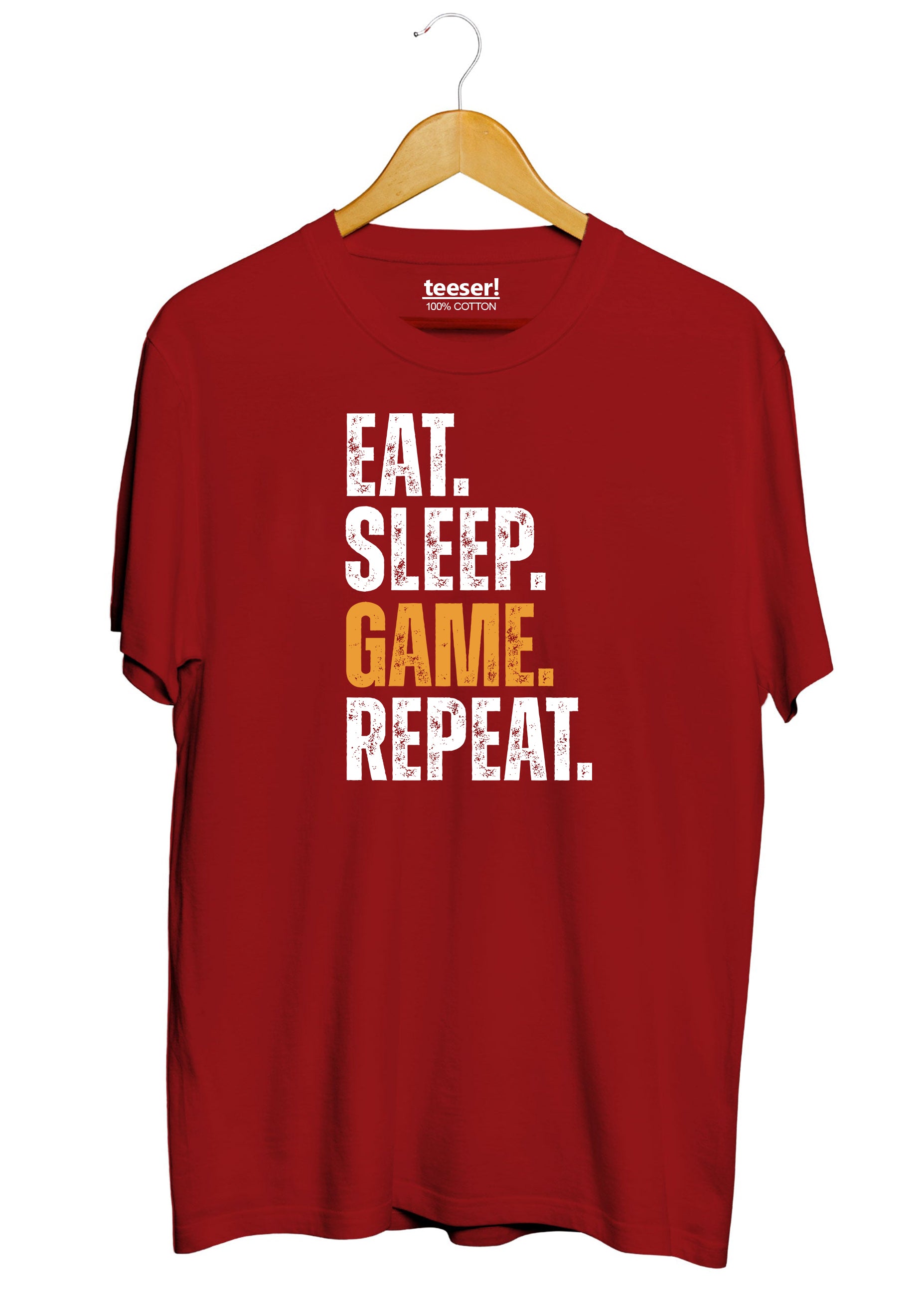 Eat Sleep Game Repeat Regular Fit T-Shirt