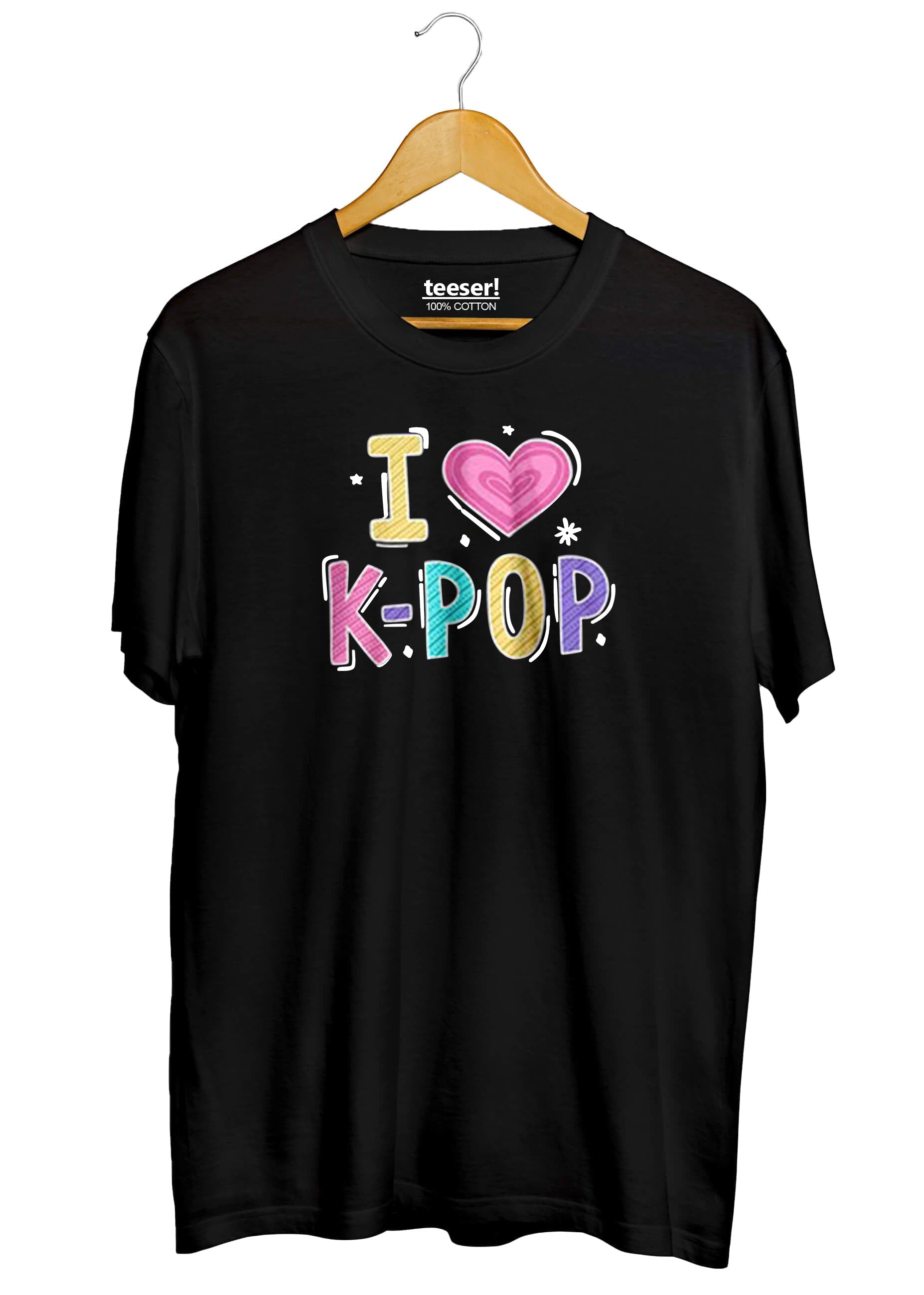 I Love K-Pop Regular Fit T-Shirt