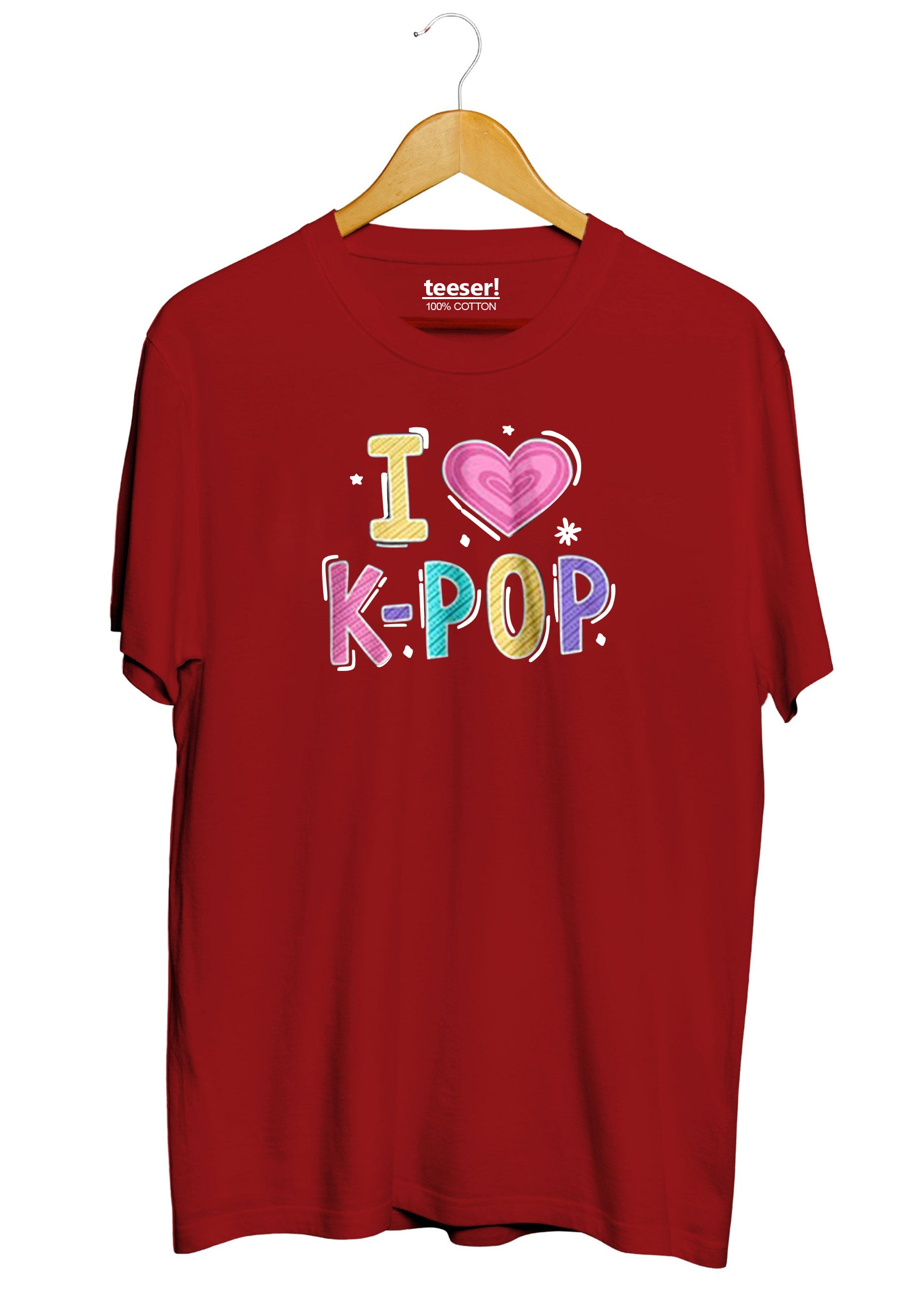 I Love K-Pop Regular Fit T-Shirt
