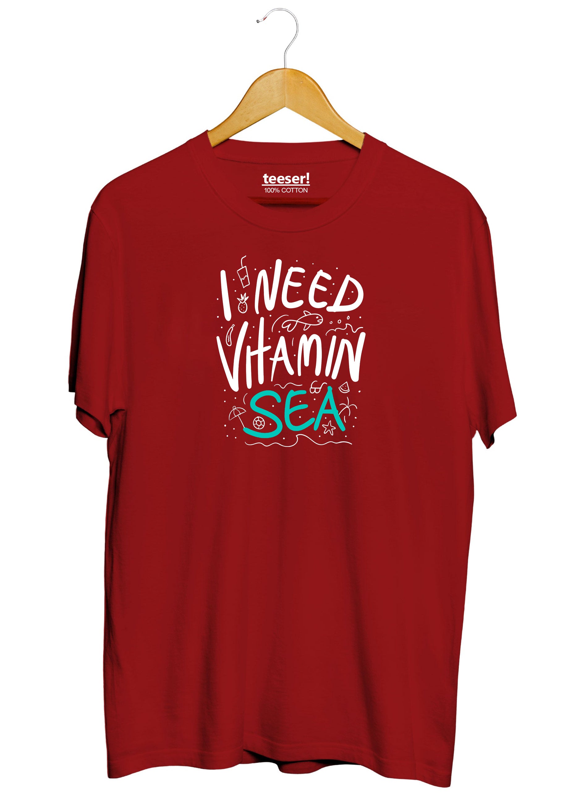 I Need Vitamin Sea Regular Fit T-Shirt