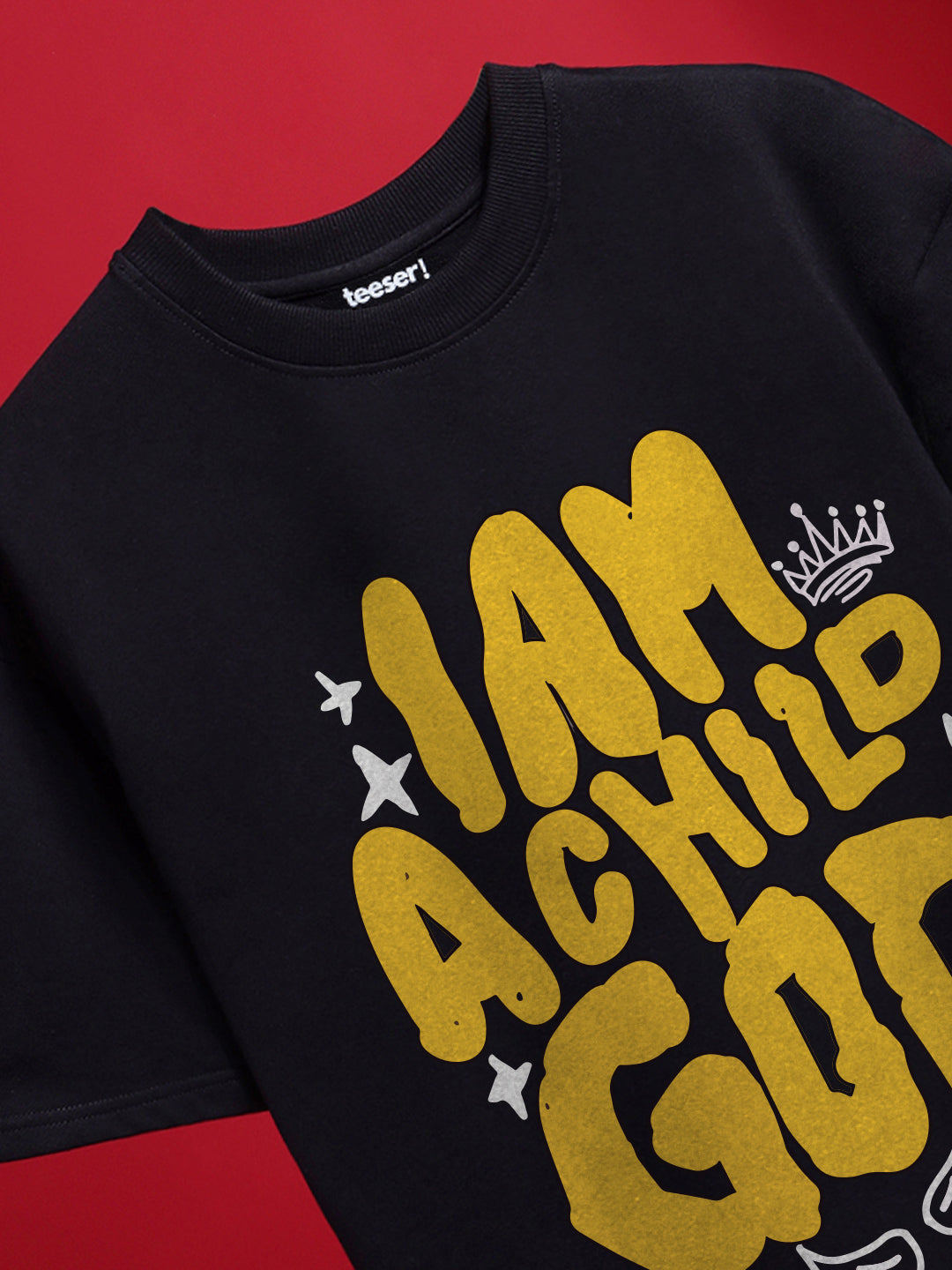 I Am A Child God Oversized Fit T-Shirt