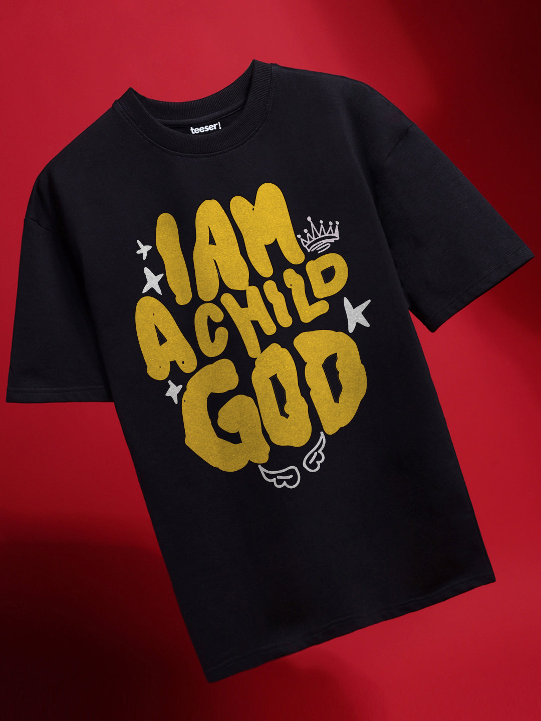I Am A Child God Oversized Fit T-Shirt