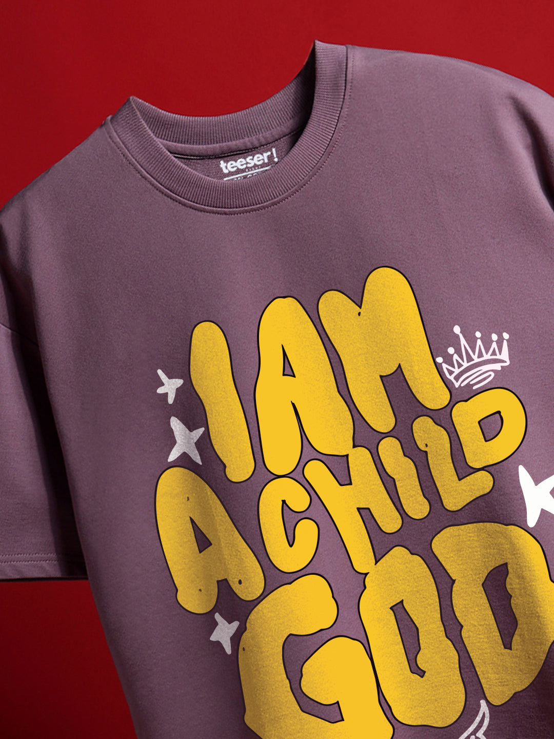 I Am A Child God Oversized Fit T-Shirt