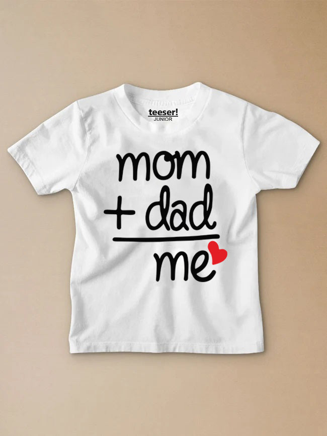 Mom Dad Me Kids T-Shirt
