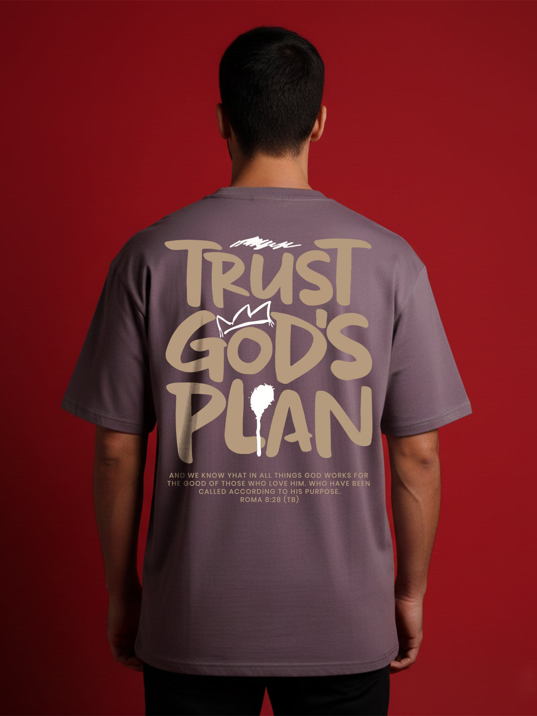 Trust God Plan Oversized Fit T-Shirt