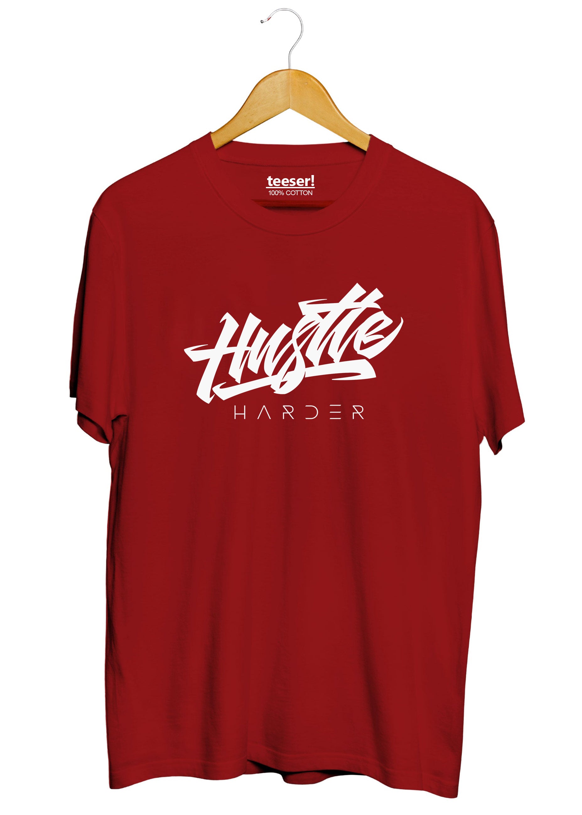 Hustle Harder Regular Fit T-Shirt