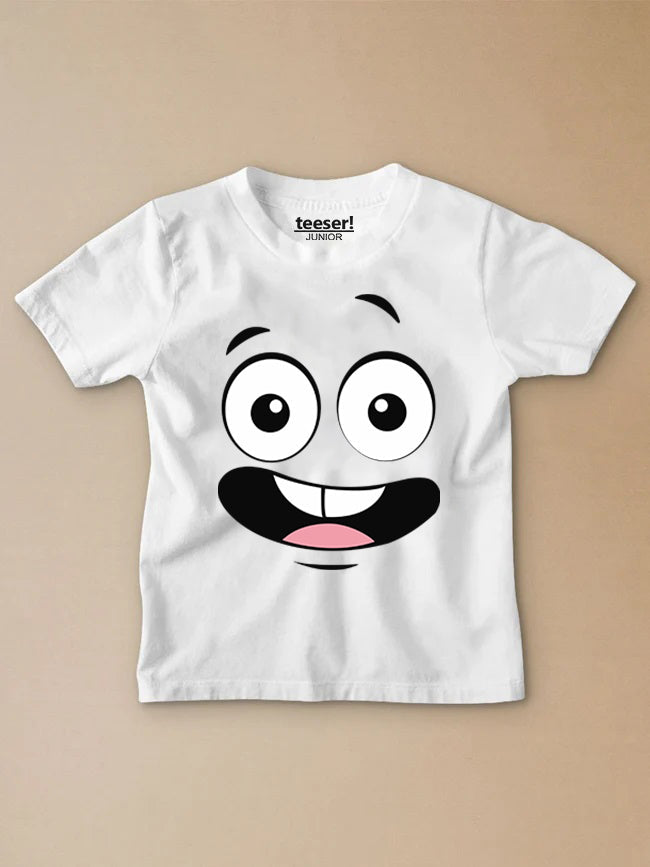 Shocked Smiley Kids T-Shirt