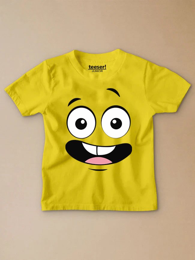 Shocked Smiley Kids T-Shirt