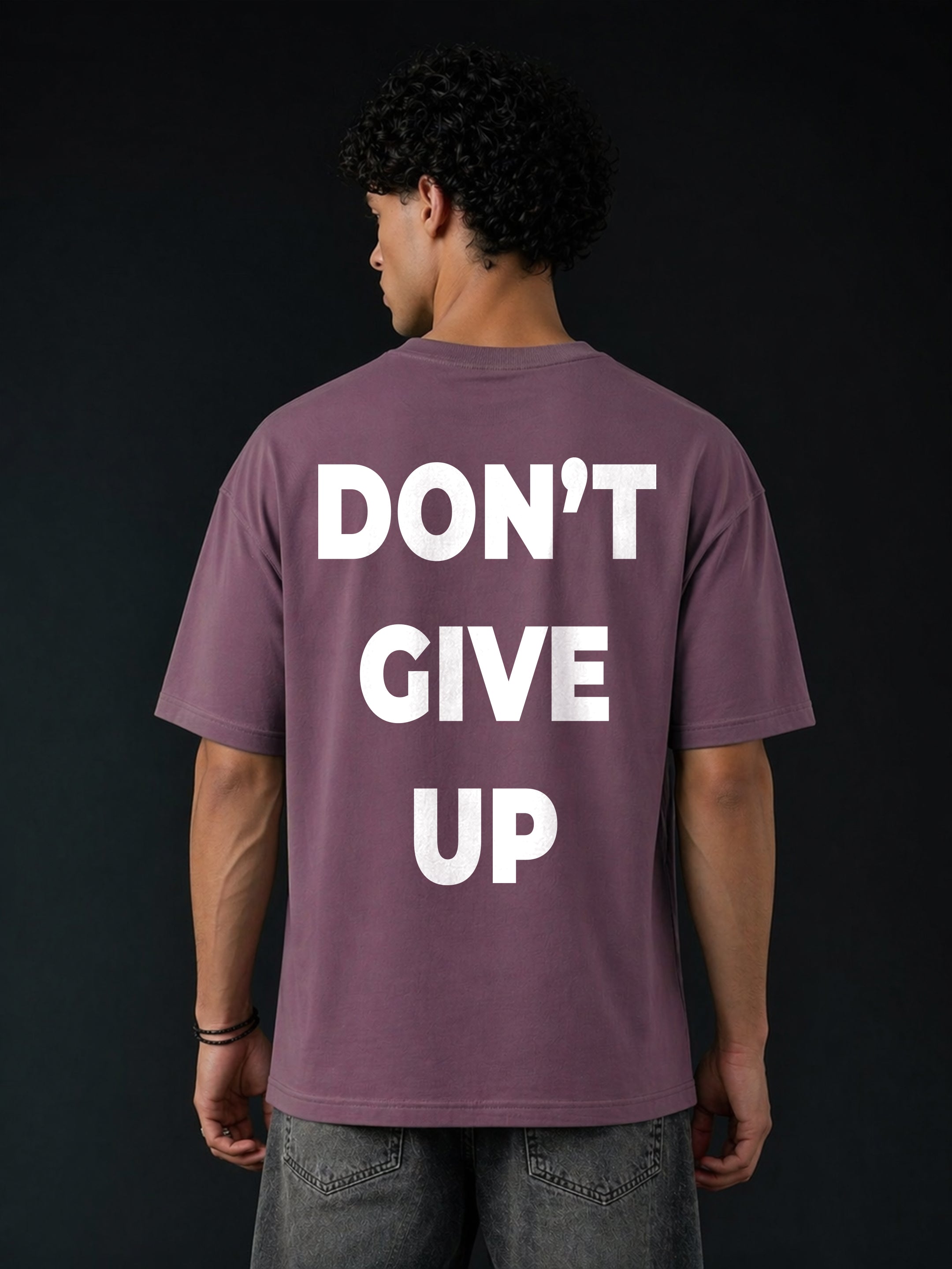 Don’t Give Up Oversized Fit T-Shirt