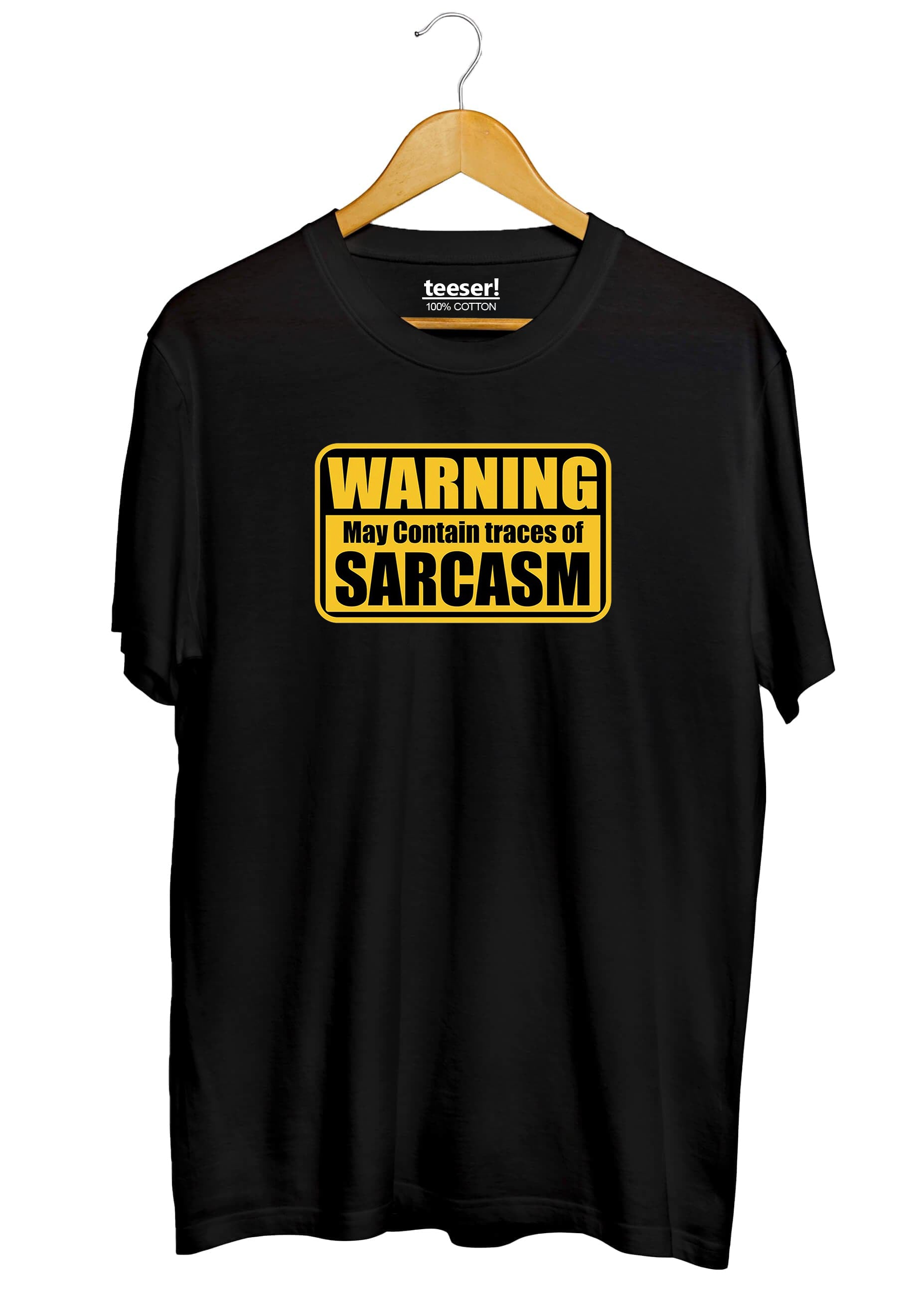 Warning Sarcasm Regular Fit T-Shirt