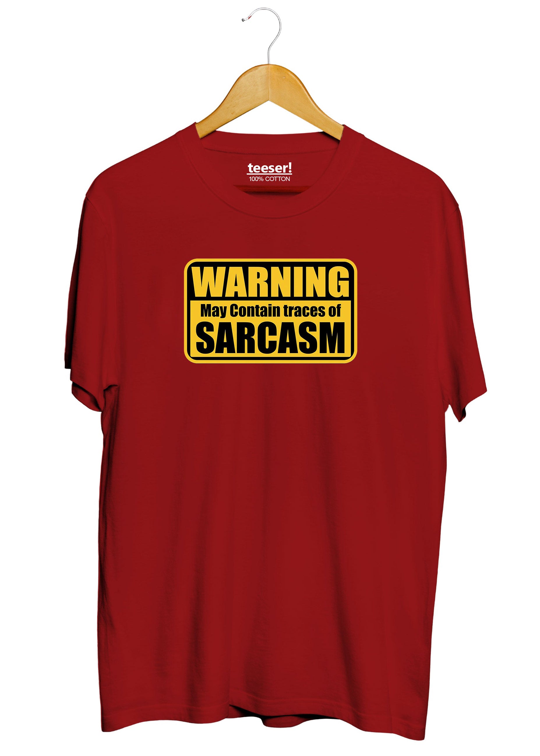 Warning Sarcasm Regular Fit T-Shirt