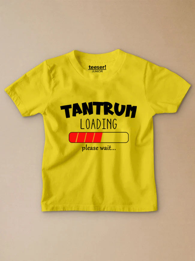 Tantrum Loading Kids T-Shirt