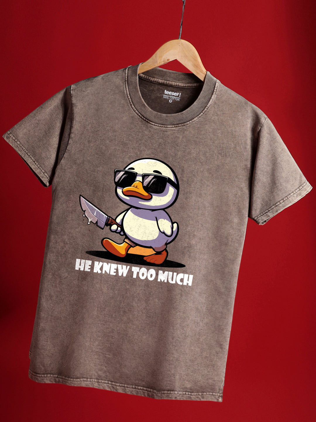 He Knew Too Much Regular Crew Neck T-Shirt