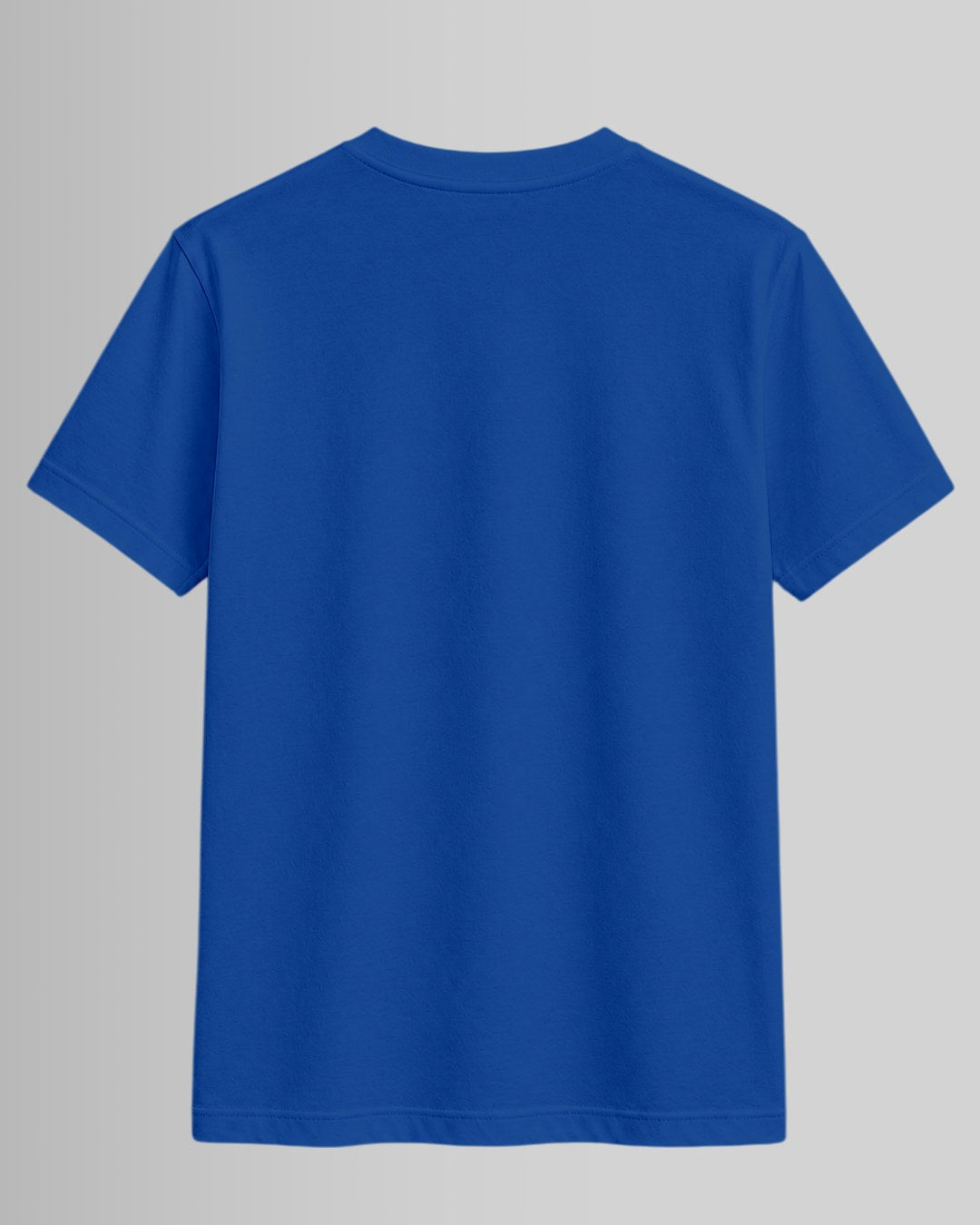 Blue regular back custom t-shirt