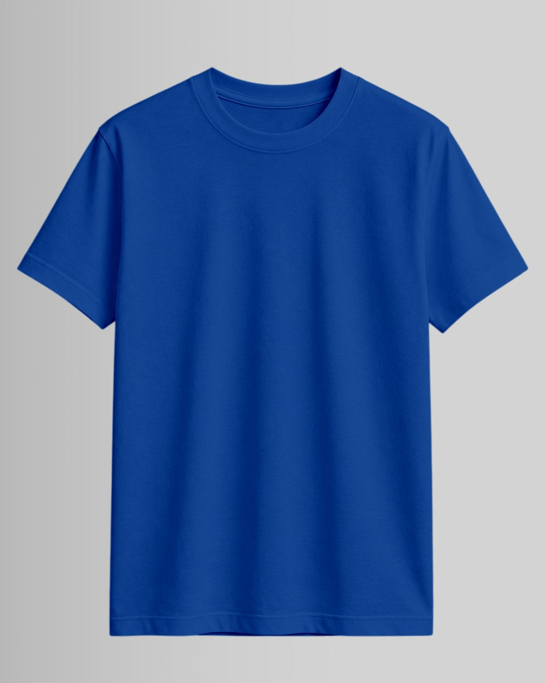 Blue regular front custom t-shirt
