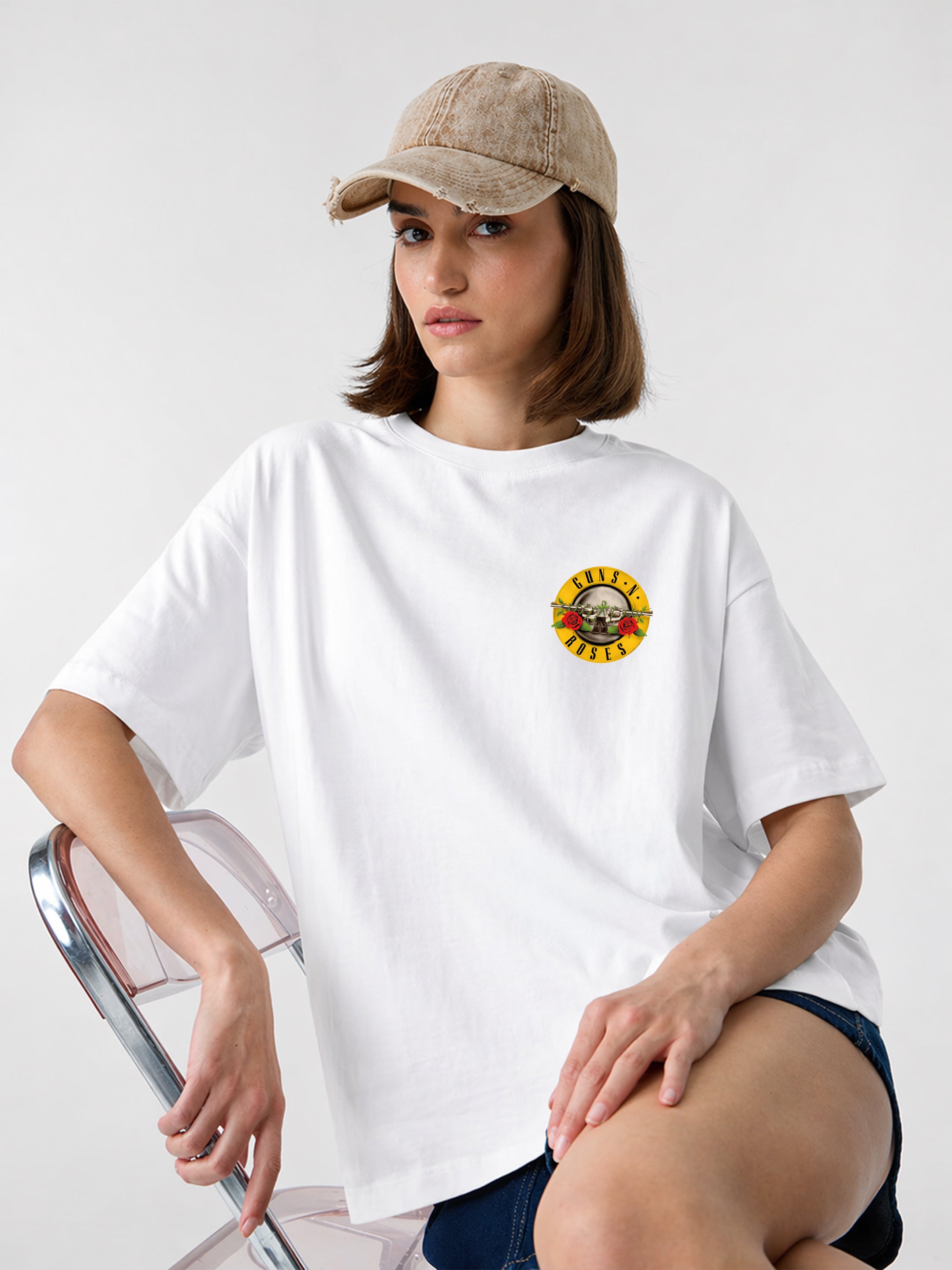 Guns N Roses Oversize T-Shirt For Women