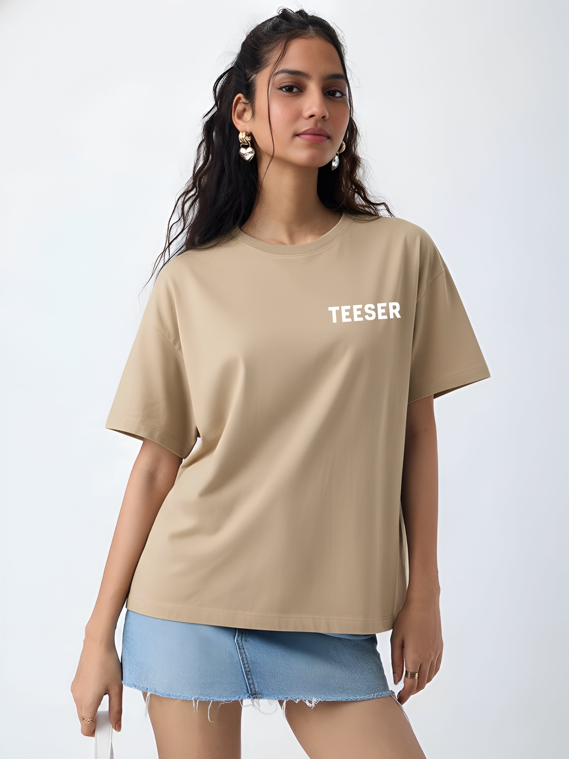 I Cry in Dirhams Oversized T-Shirt For Women