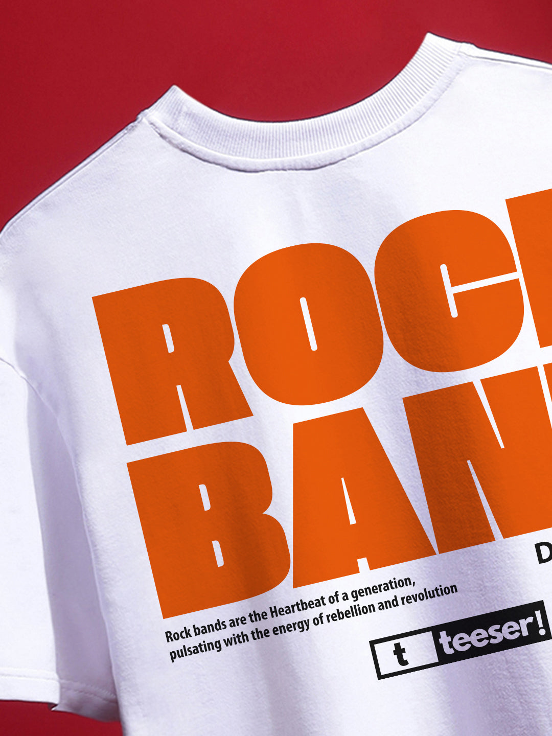 Rock Band Oversized Fit T-Shirt
