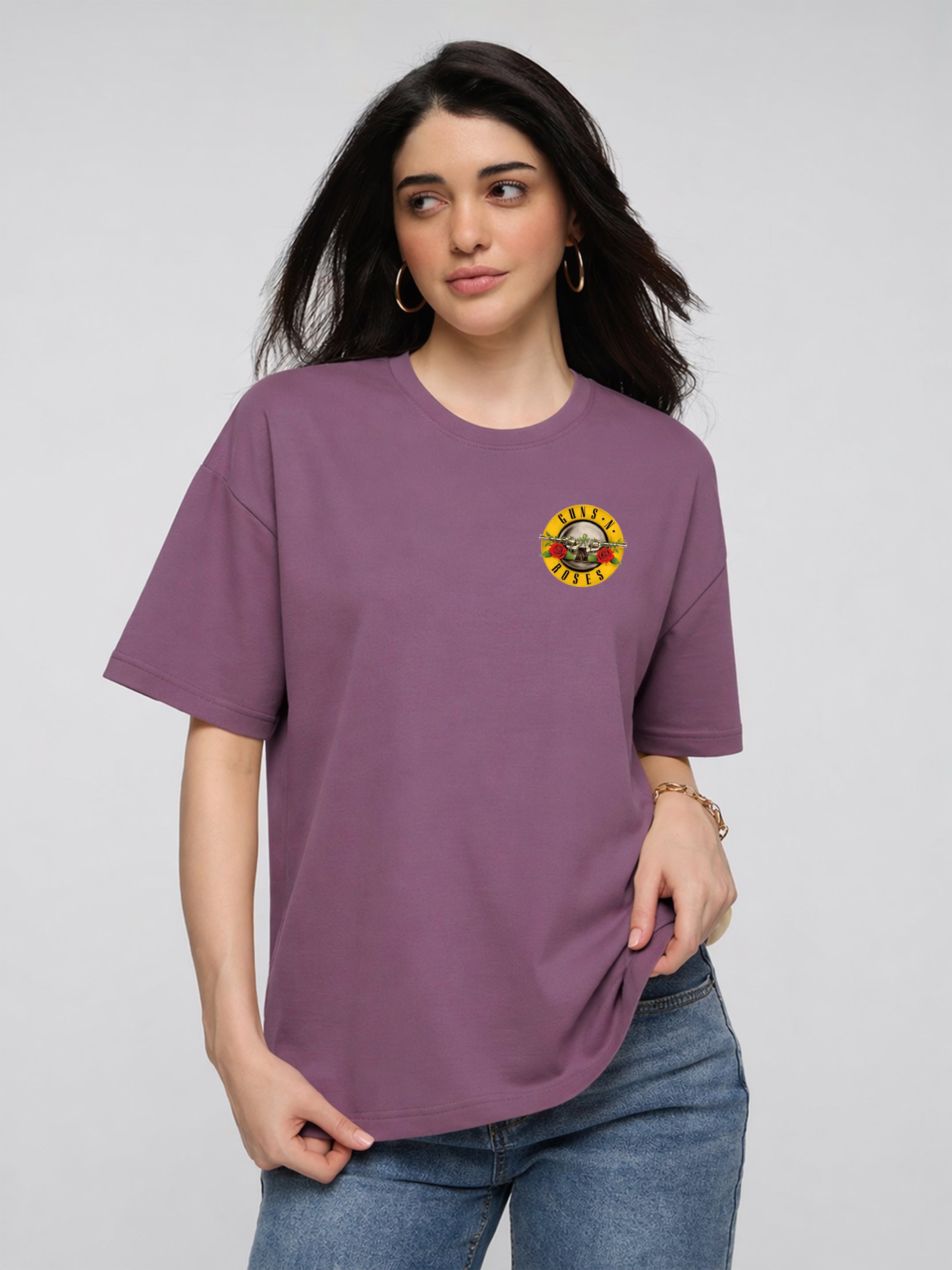 Guns N Roses Oversize T-Shirt For Women