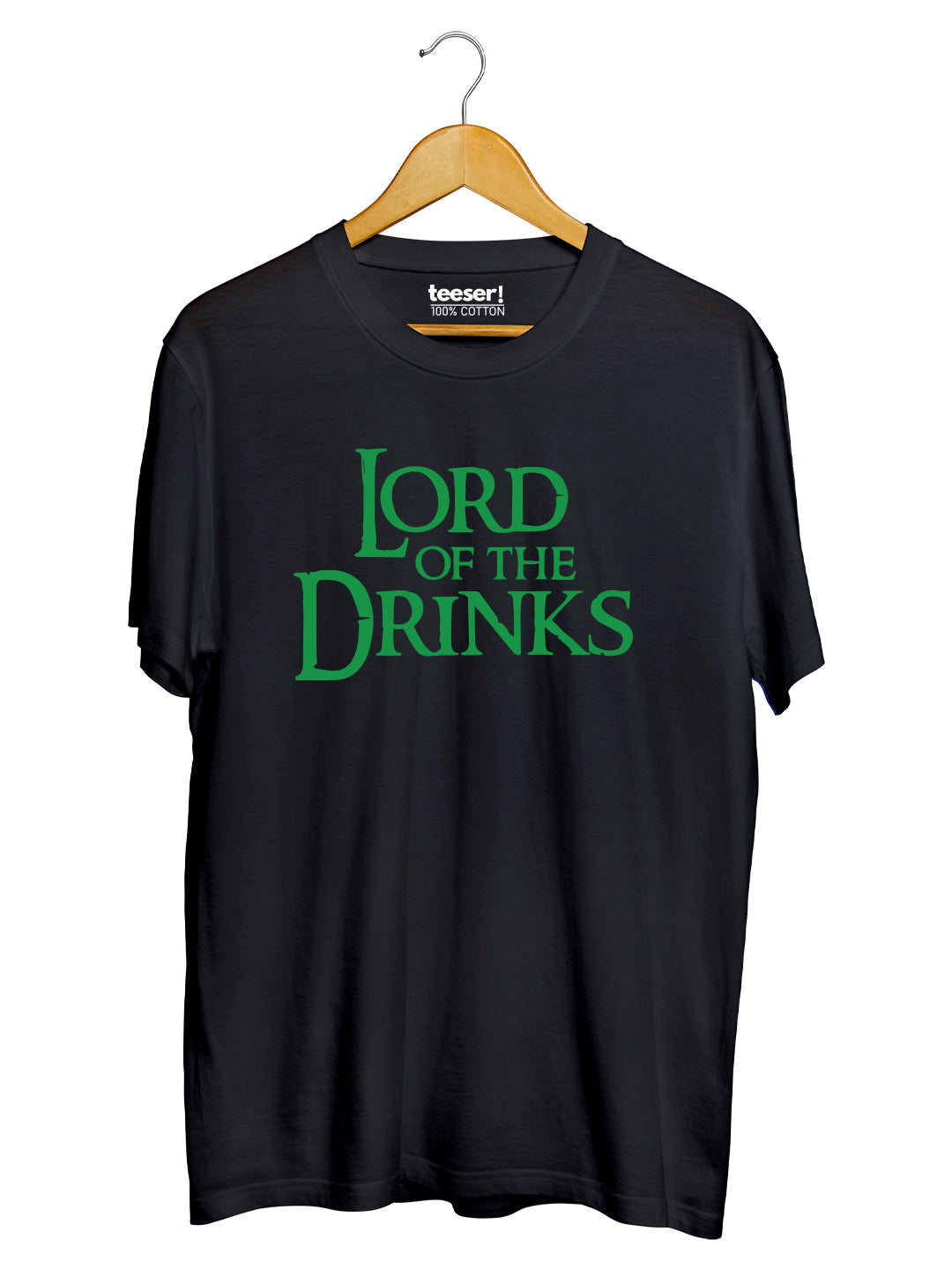 Lord Of The Drinks Regular Fit T-Shirt - Black