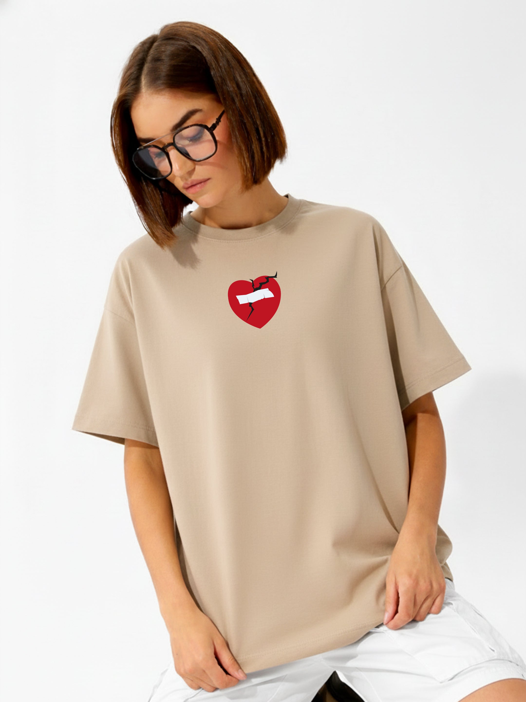 Already Broken Oversized Fit T-Shirt For Women